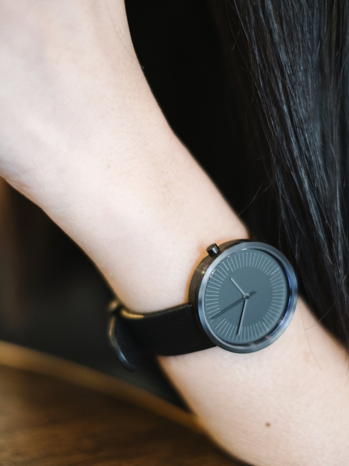 Classic Black Wrist Watch premium accessory product photo for Velvet Souq UAE