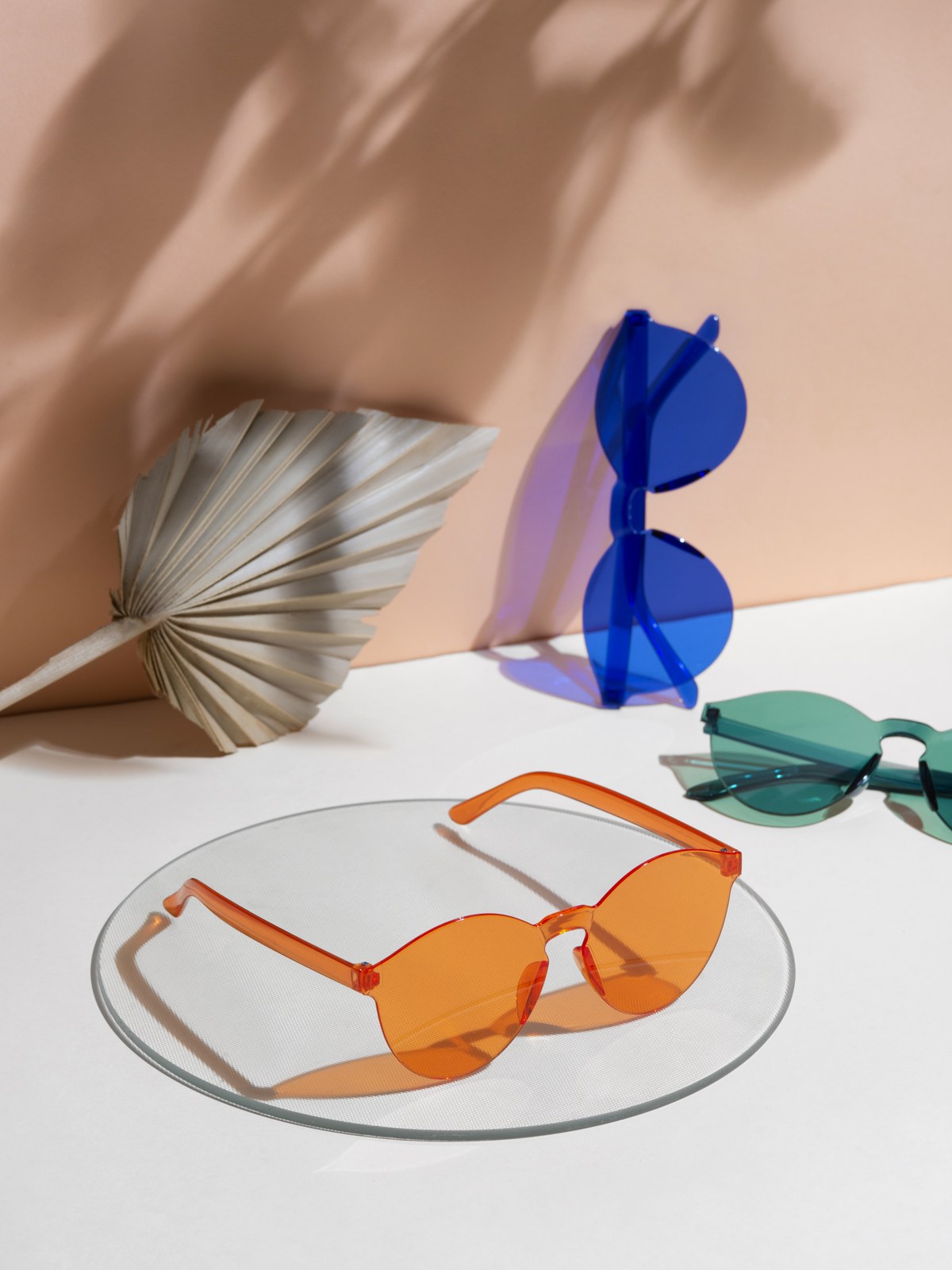 Transparent Frame Sunglasses premium accessory product photo for Velvet Souq UAE