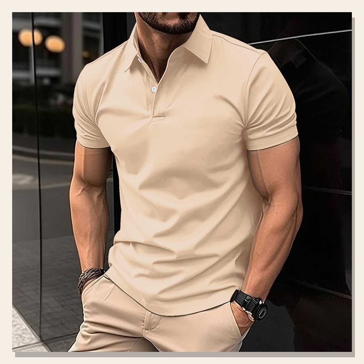 Gents Summer Lapel Polo Shirt gallery image