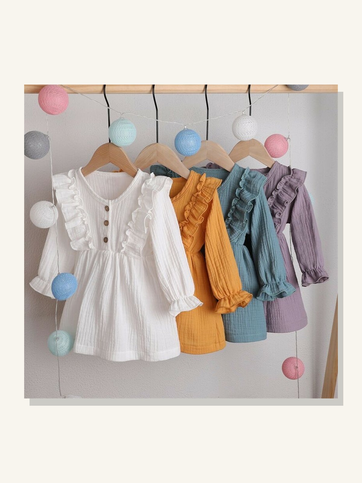 Girls Cotton Everyday Dress gallery image