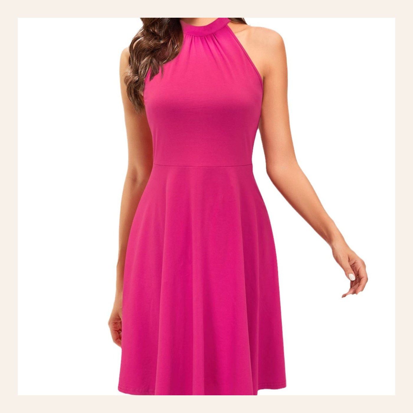 Dress Backless Floral Summer Ladies