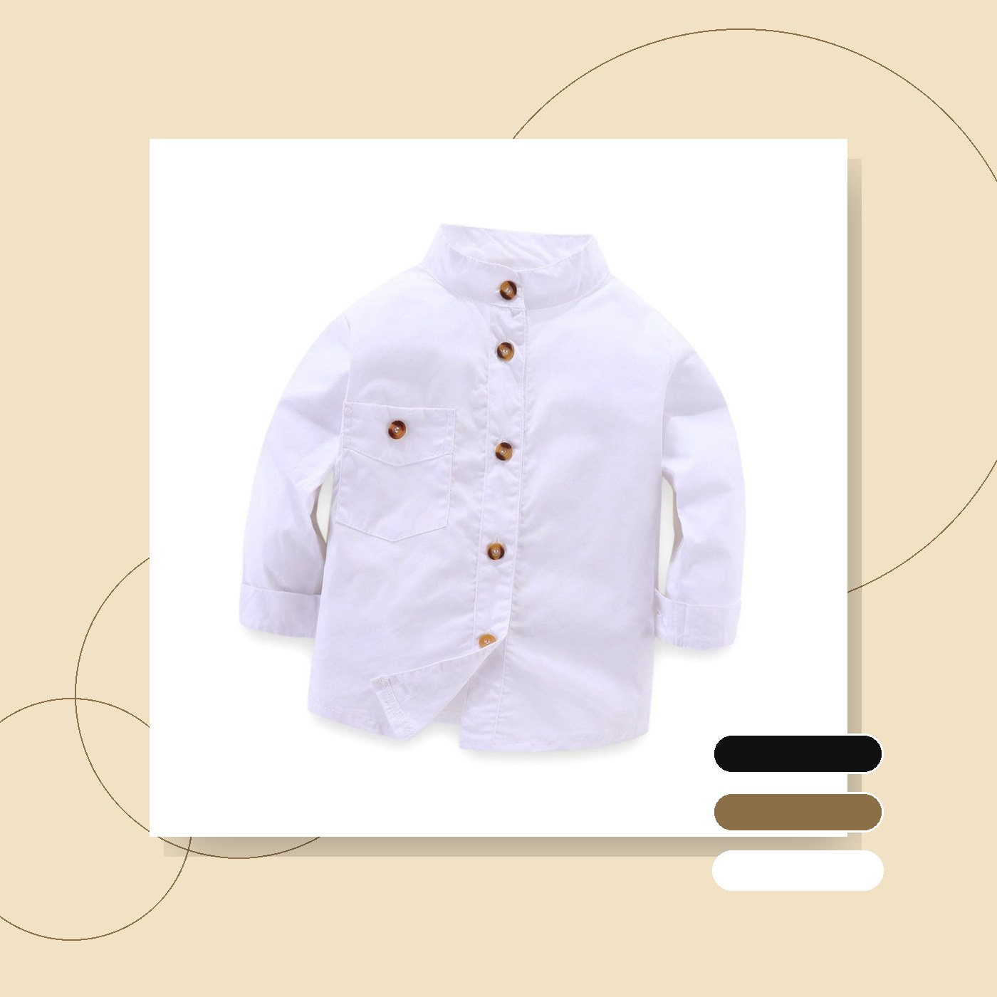 Kids Set Fashionable Gentleman Suit Children Boy clean ecommerce product photo for Velvet Souq UAE